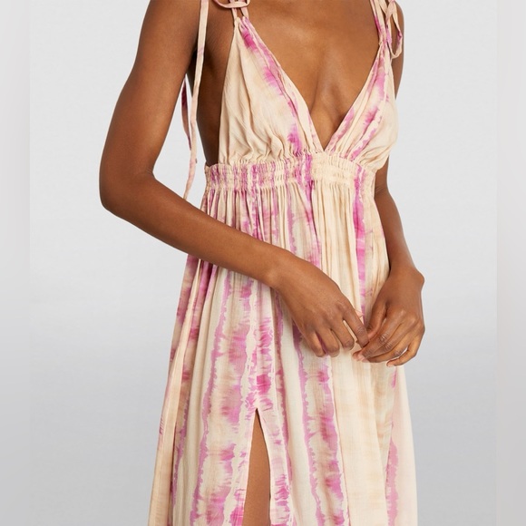 ALLSAINTS ~ Rosa Marea Tie Dye Print Dress - Picture 7 of 12